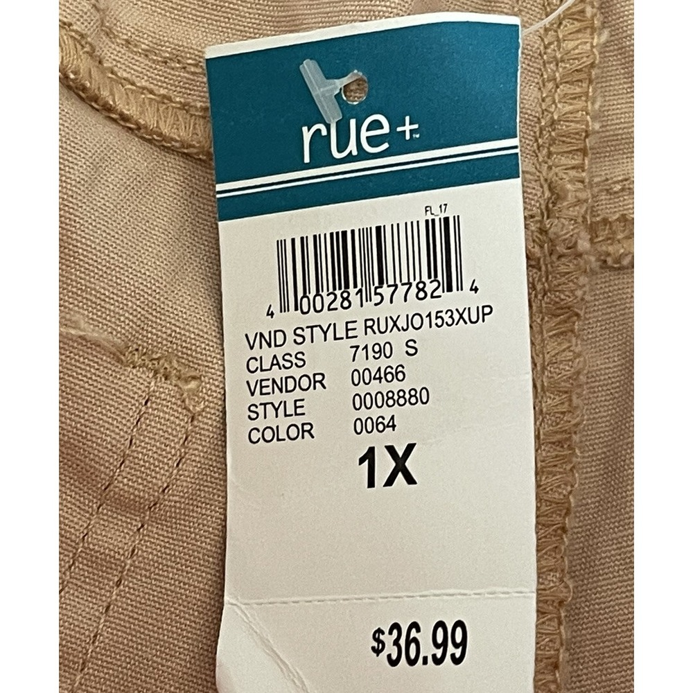 Rue 21 + Distressed Pant Womens 1x Peach - Picture 7 of 7
